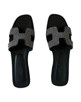 Hermes Oran Slides with Sparkles